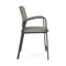 Lesro Newport Wide Hip Chair Metal Frame, Charcoal, OH Eucalyptus Upholstery NP1261 - alternate 2